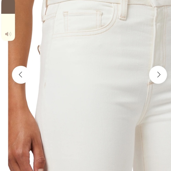 Joe's Jeans Hi Honey High Rise Bootcut White Jeans Size 27 - Picture 4 of 15